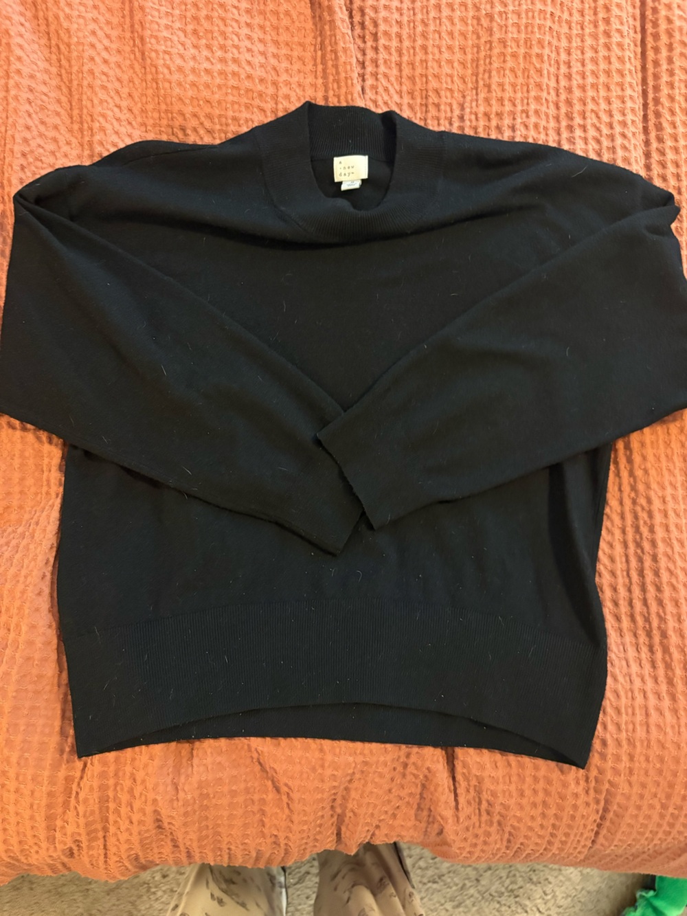 A new day Classic Black Long Sleeve Sweater